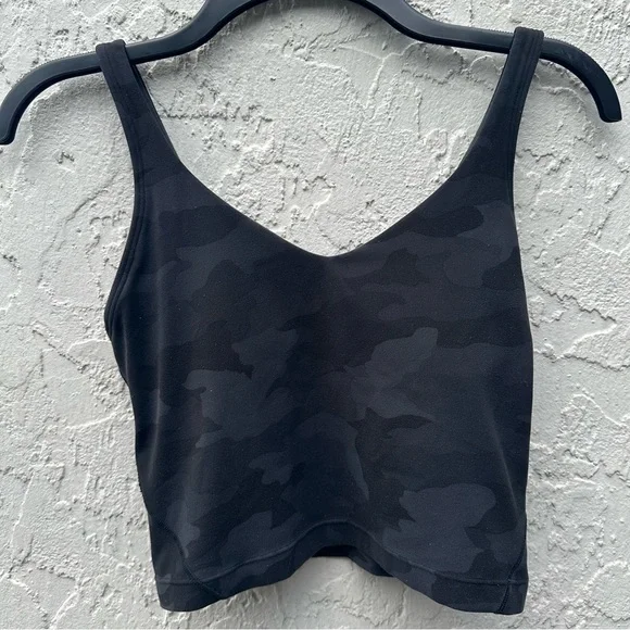 LULULEMON Camo Align Tank Women Size 4 Yoga Gym Athletic - Picture 2 of 4